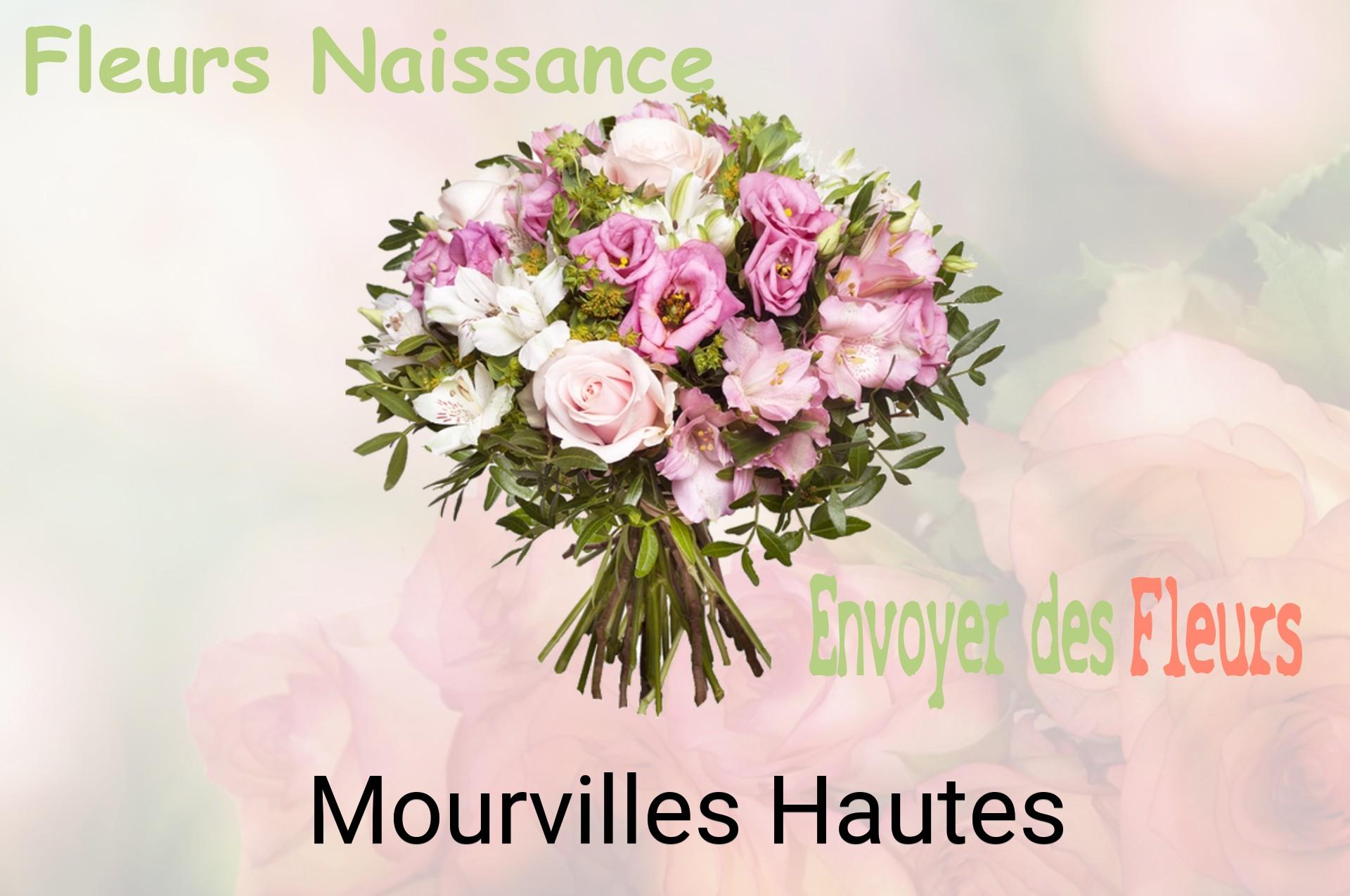 Bouquet de fleurs de naissance livré à Mourvilles-Hautes